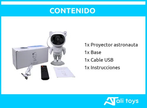 🚀✨ Proyector Astronauta Galaxia – Lleva el universo a tu habitación ✨🚀